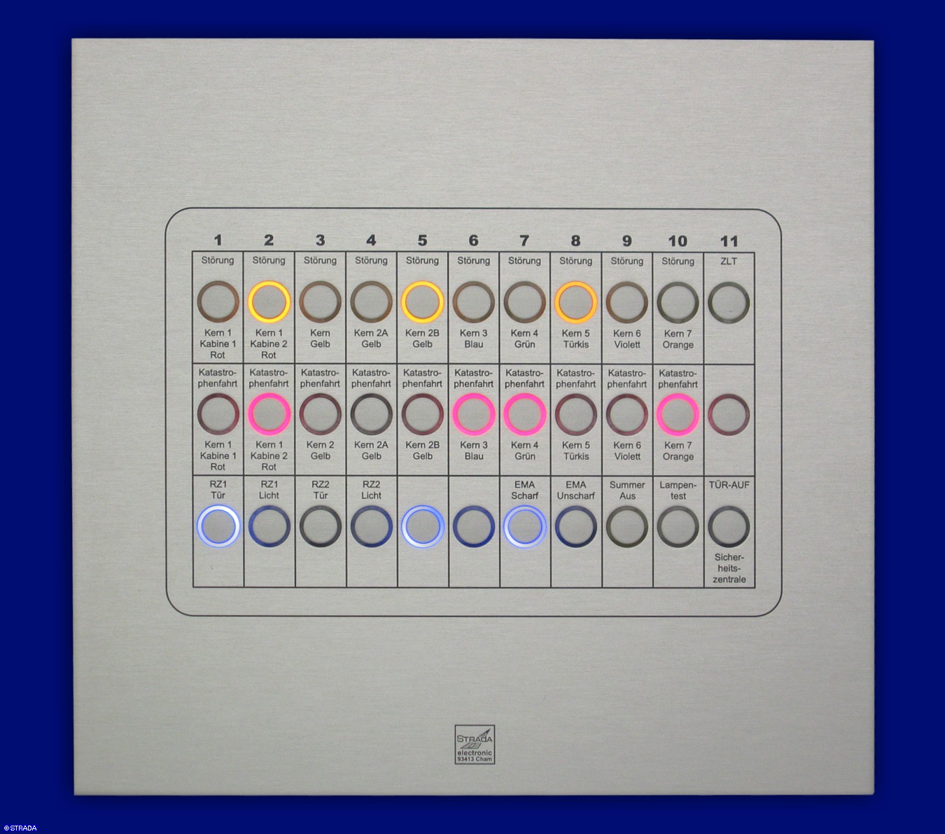 Plano Variante Ausf�hrung rund 16mm Beispiel Alu - Verwaltungsgeb&auml;ude