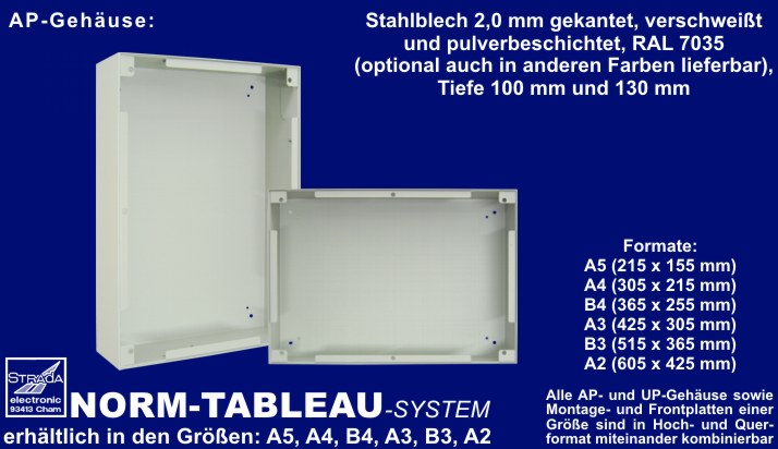 Norm-Tableau-System AP-Gehuse