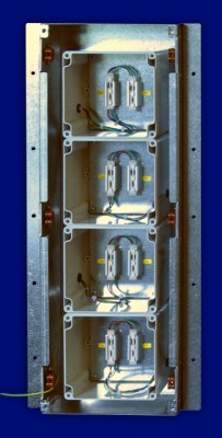 Leucht-Infoanzeige - Anzeige f�r technische Alarme mit V2a-Front