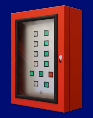 Brandmeldetableau, Entrauchungstableau - Entrauchungs- und L&uuml;ftungstableau