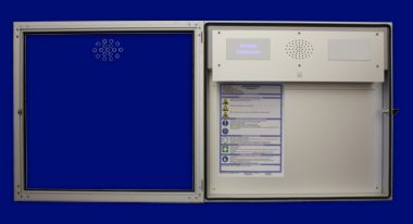 Geh�use und Frontplatte -Information und Aushang - Aushang- und Informationspanel Sitzungssaal