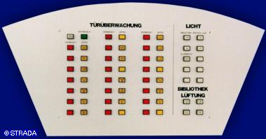 Bedientableau und Steuertableau Frontplatte Alu sonstiger Druck - &Uuml;berwachung