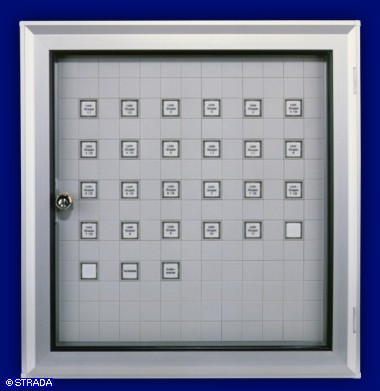 Bedientableau, Steuertableau, Schalttafel und Steuertafel Front in Mosaiktechnik - Steuertabl. AP, Sichtt&uuml;r