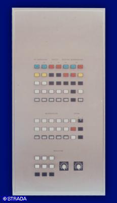 Bedientableau, Steuertableau, Schalttafel und Steuertafel Frontplatte V2a - Steuer-/&Uuml;berwachungstabl.