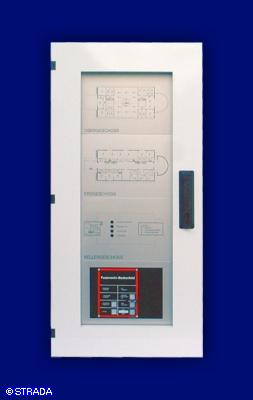 Brandmeldetableau, Entrauchungstableau - BMA-Tab. mit Einzelanzeige