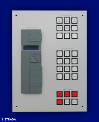 Bedientableau und Steuertableau Frontplatte Alu Photo-Untereloxal - Hausmeister Schule UP