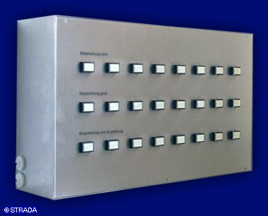 Bedientableau, Steuertableau, Schalttafel und Steuertafel Frontplatte V2a - EIB-Steuertableau