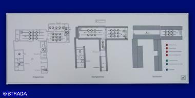 Lageplantableaus, Leuchtschaltbild, Anzeigetableau, Meldetableau, Lageplantableau und Blindschaltbild Frontplatte Alu - Bauernmuseum