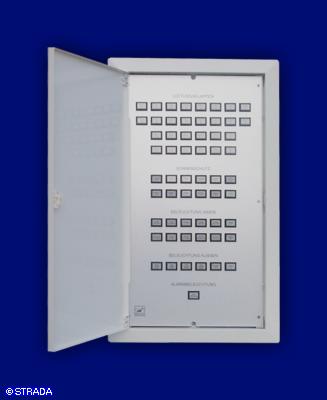 Bedientableau und Steuertableau Frontplatte Alu Photo-Untereloxal - Front hinter T&uuml;re m. Rahmen