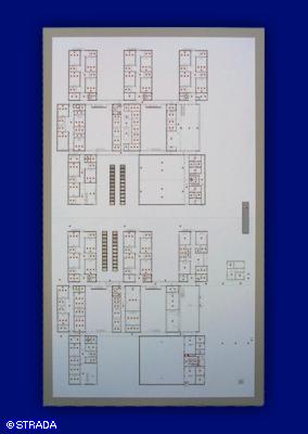 EIB-Lageplantableau Frontplatte Alu - EIB-Tab. Beleuchtung