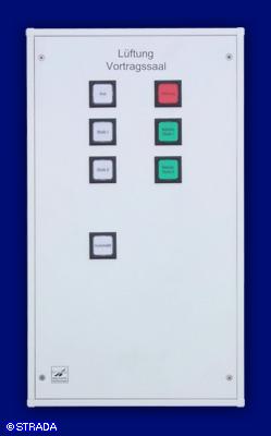 Bedientableau, Steuertableau, Schalttafel und Steuertafel Frontplatte Alu AP - Steuertableau Alu