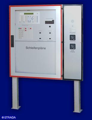 Brandmeldetableau, Entrauchungstableau - BMA freistehend