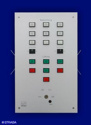 Bedientableau und Steuertableau Frontplatte Alu Photo-Untereloxal - Bedieneinh. Automatikt&uuml;r