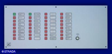 Bedientableau, Steuertableau, Schalttafel und Steuertafel Folienfront - m. Beschriftungsfeldern