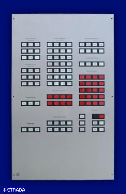 Bedientableau, Steuertableau, Schalttafel und Steuertafel Frontplatte V2a - Beleuchtung u. Haustechnik