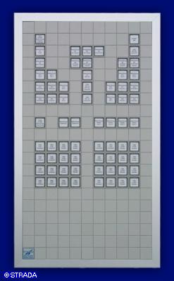 Bedientableau, Steuertableau, Schalttafel und Steuertafel Front in Mosaiktechnik - 130mm HW-Geh&auml;se
