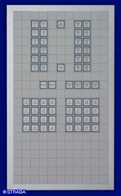 Bedientableau, Steuertableau, Schalttafel und Steuertafel Front in Mosaiktechnik - Mosaik T&uuml;reinbau