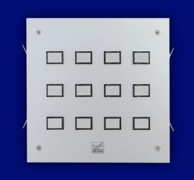 Bedientableau und Steuertableau Frontplatte Alu sonstiger Druck - Steuertableau