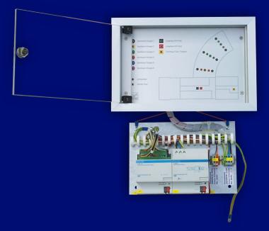 EIB-Lageplantableau Frontplatte Alu - Musikgymnasium