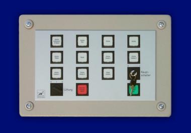 Bedientableau, Steuertableau, Schalttafel und Steuertafel Frontplatte Alu AP - Steuer-/Anzeigetableau 2