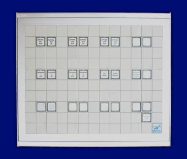 Tischpult, Bedienpult bzw Steuerpult Front in Mosaiktechnik - Steuerung Toranlagen