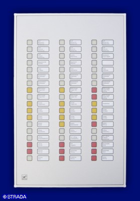 Bedientableau, Steuertableau, Schalttafel und Steuertafel Folienfront - Melde-/Steuertab. m. LON-Module