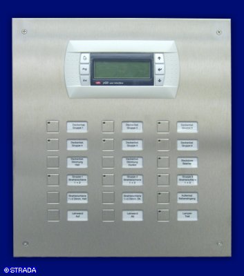 EIB-Steuertableau Frontplatte V2a - Steuertableau Plano LP16 V2a