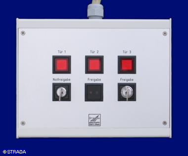 Tischpult, Bedienpult bzw Steuerpult Frontplatte Alu eloxiert - Steuerpult Alu/V2a