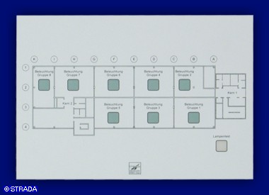 Lageplantableau mit Folienfront - Lageplan A4