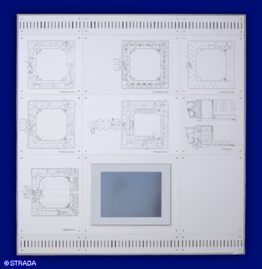 Brandmeldetableau, Entrauchungstableau - Brandmeldetableau als AP-Lageplantableau