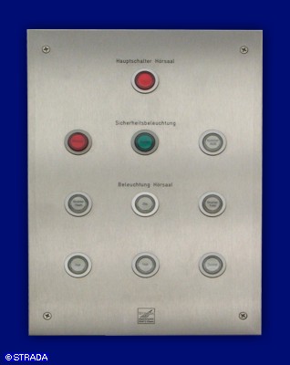 Bedientableau, Steuertableau, Schalttafel und Steuertafel Frontplatte V2a - UP-Steuertableau