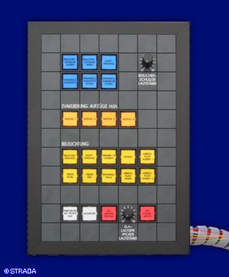Steuertableau in Mosaiktechnik - Mosaiktableau Sonderfarbe
