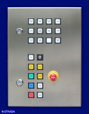 Bedientableau, Steuertableau, Schalttafel und Steuertafel Frontplatte V2a - AP-Steuertableau