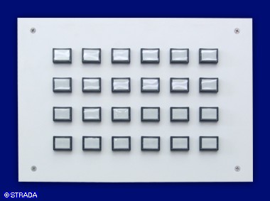 Bedientableau und Steuertableau Frontplatte Alu sonstiger Druck - Steuertableau im UP-Geh&auml;use