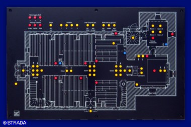 Kirchentableau sonstige Montage - Lageplantableau (in Siebdrucktechnik)