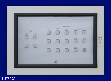 Bedientableau, Steuertableau, Schalttafel und Steuertafel Folienfront - AP-Folientableau mit Sichtt&uuml;re