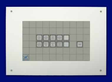 Bedientableau, Steuertableau, Schalttafel und Steuertafel Front in Mosaiktechnik - Mosaiktableau mit Norm-UP-Geh&auml;use