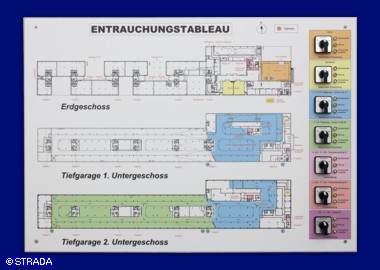 Brandmeldetableaus / Entrauchungstableaus - AP-Entrauchungs-/RWA-Tableau