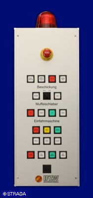 Bedientableaus und Steuertableaus - Frontplatten Alu, AP-Geh�use - AP-Steuertableau Feuerungsanlage