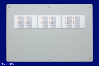 Brandmeldetableaus / Entrauchungstableaus - AP-Brandschutzklappen-Anzeigetableau