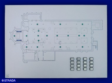 Kirchentableaus - Montage AP-Geh�use - Kirchentableau EIB