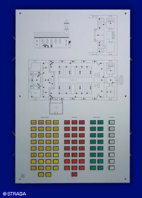 Kirchentableaus - Montage UP-Geh�use - Zentrale Steuerung:<BR>Licht u. Glocken