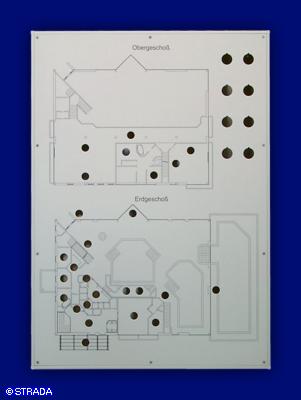 Geh�use und Frontplatten - Alu - AP-Alu-Lageplantableau