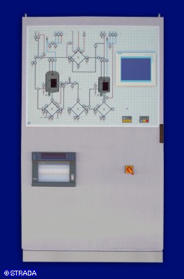 Flie�schaltbilder - Front in Mosaiktechnik - Schaltwarte Mosaik
