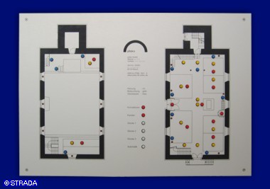 Kirchentableaus - Montage UP-Geh�use - UP-Kirchentableau