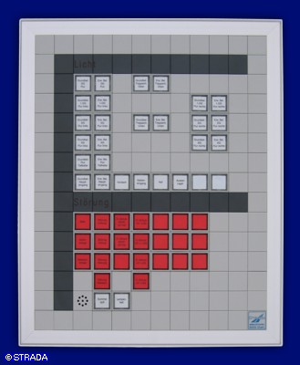 Mosaiktableaus - St�rmeldezentralen in Mosaiktechnik - Bedien- und<BR>St&ouml;rmeldetableau