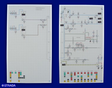 Mosaiktableaus - Flie�schaltbilder in Mosaiktechnik - Mosaik-Flie&szlig;bild f&uuml;r<BR>Schaltschrankeinbau